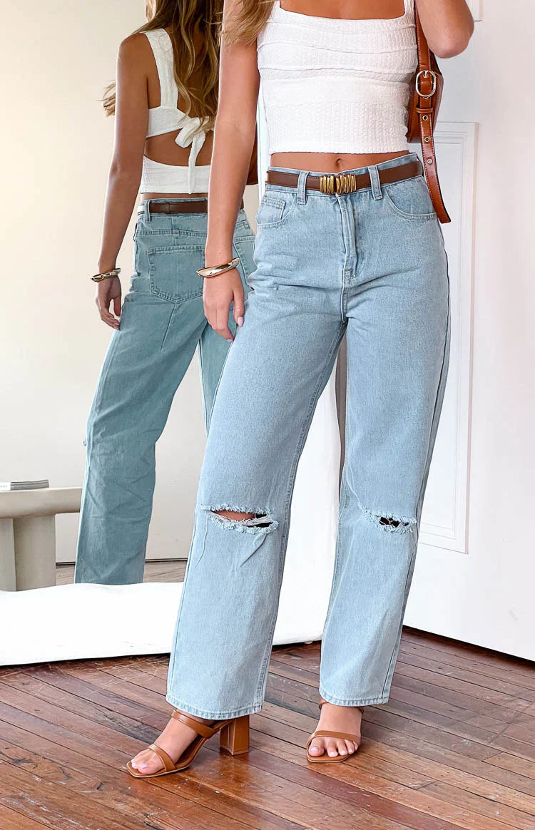 Robin Wide Leg Jeans | Blue