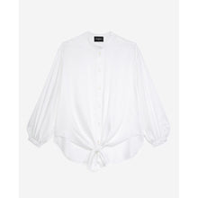 Roomy Flowing Knotted Top | Women | Ecru