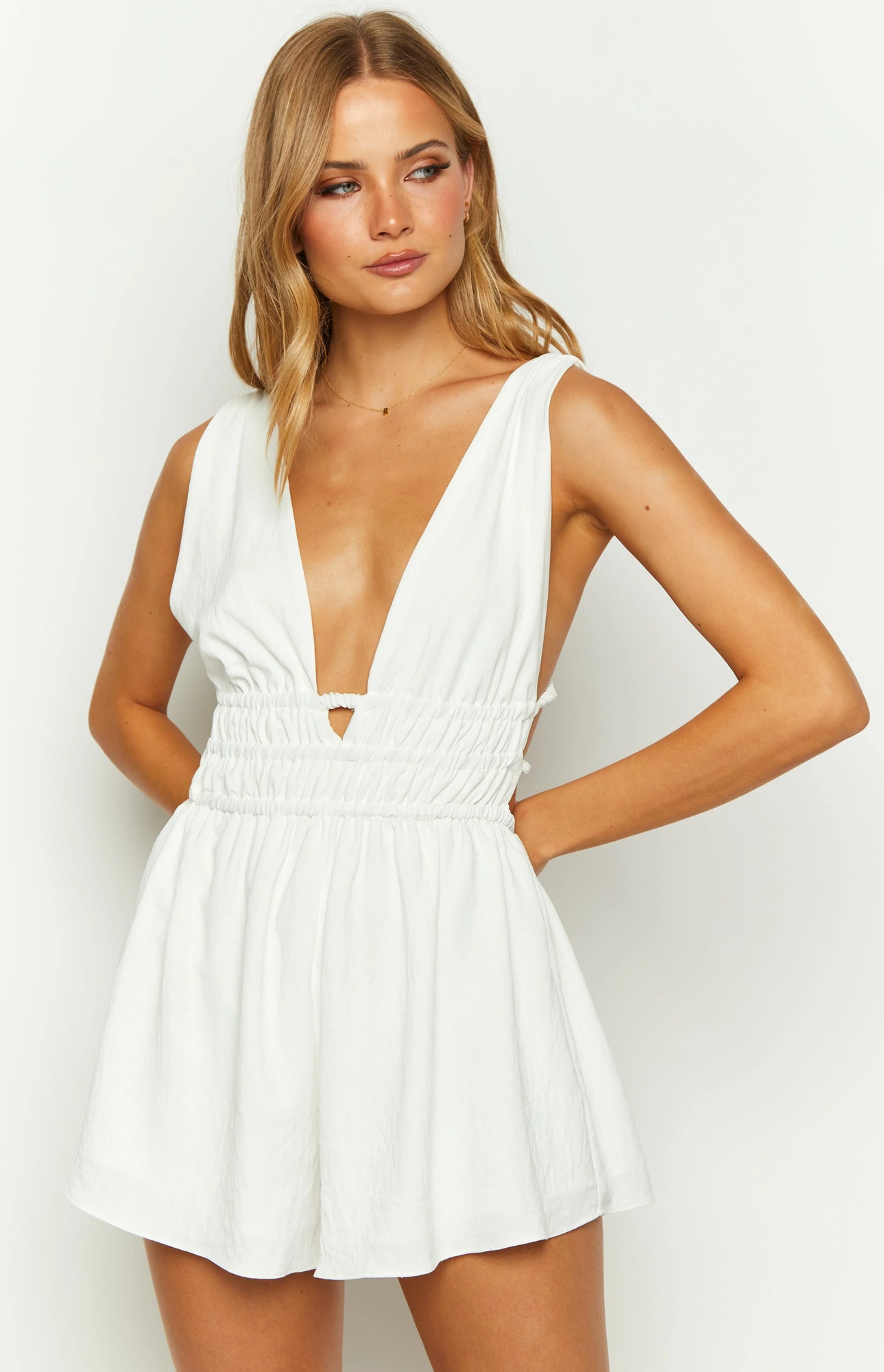 Rory Playsuit | White