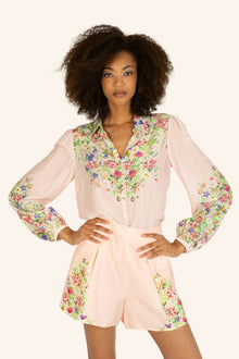 Rose Shorts | Romantic Floral