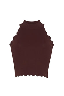 Rosendale Knit Top | Dark Coffee