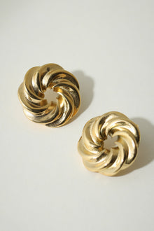 The Round Textured Studs | Gold