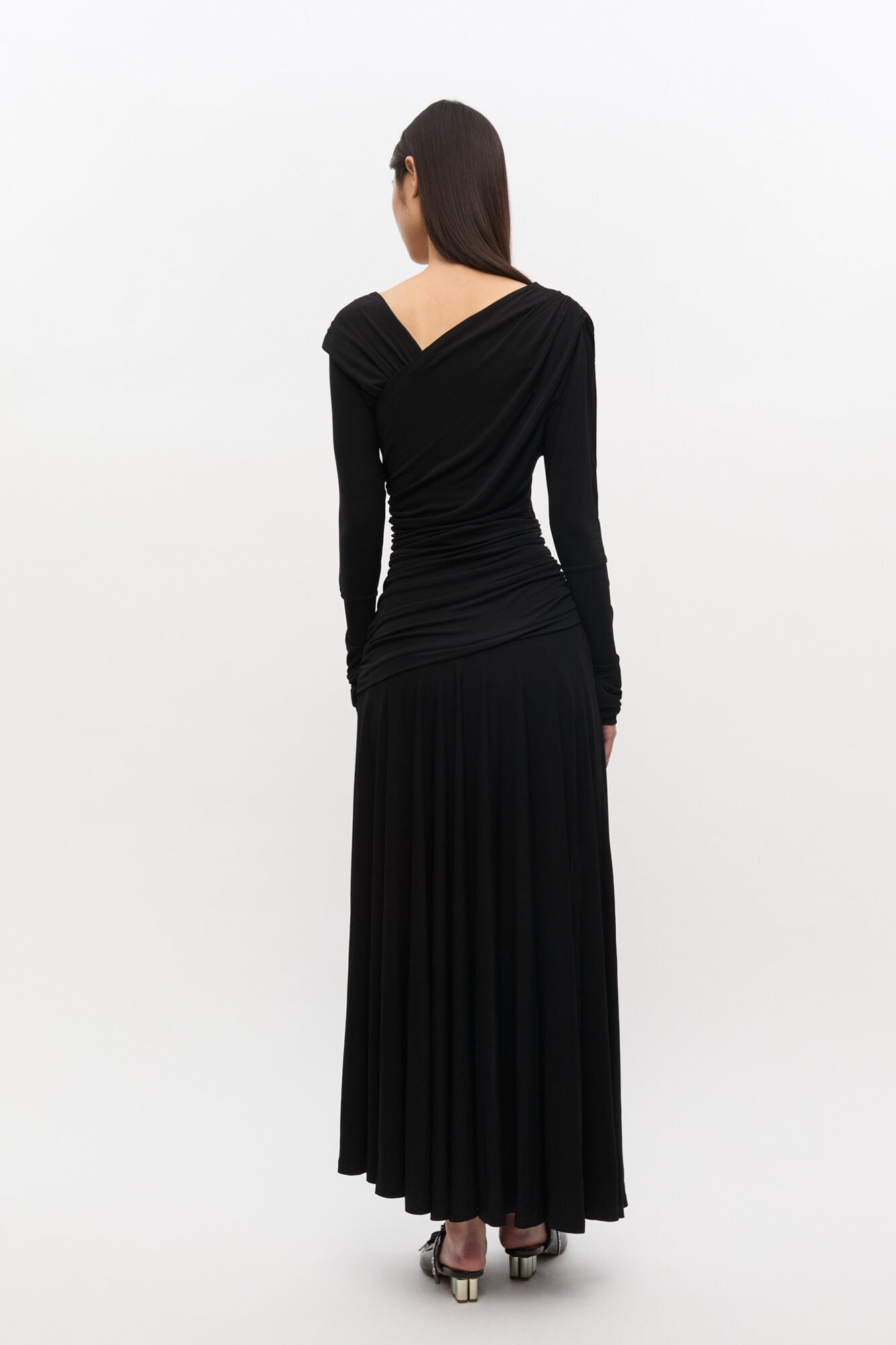 Ruched Dress | Black