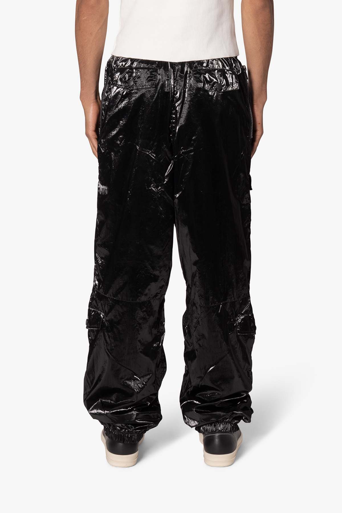 Ruffled Jogger Pants | Black