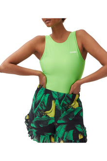 Ruffled Beach Shorts | Banana Tree Black