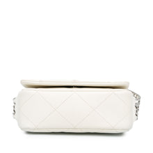 Chanel | Pre-Owned Mini Quilted Lambskin Chain Rows Flap | White
