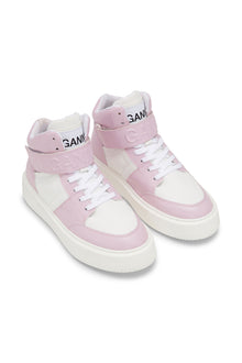 Sporty Mix Cupsole High Top Velcro Sneaker T | Light Lilac