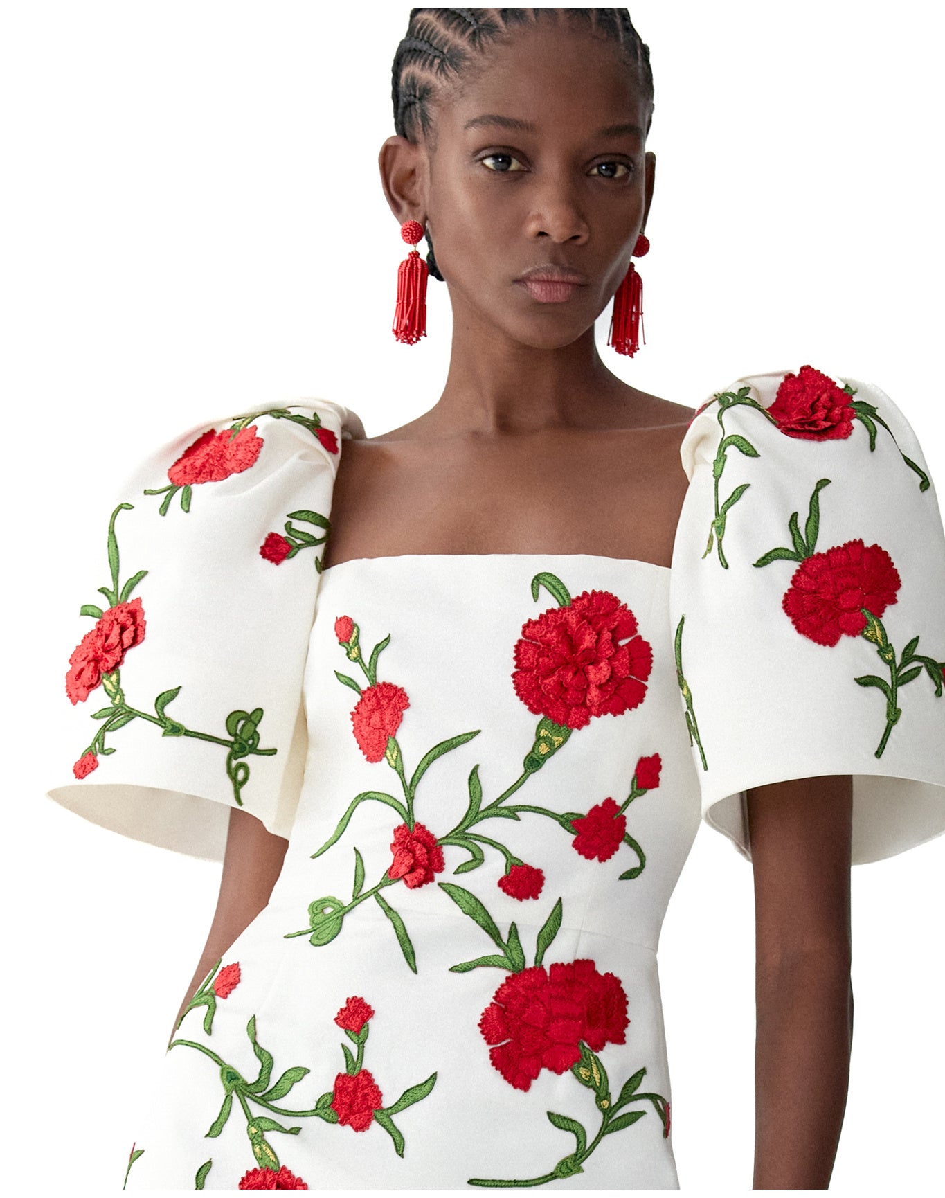 Tassel Earrings | Herrera Red