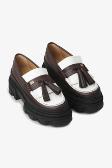 Cleated Loafer Bicolor | Chocolate Fondant/Egret