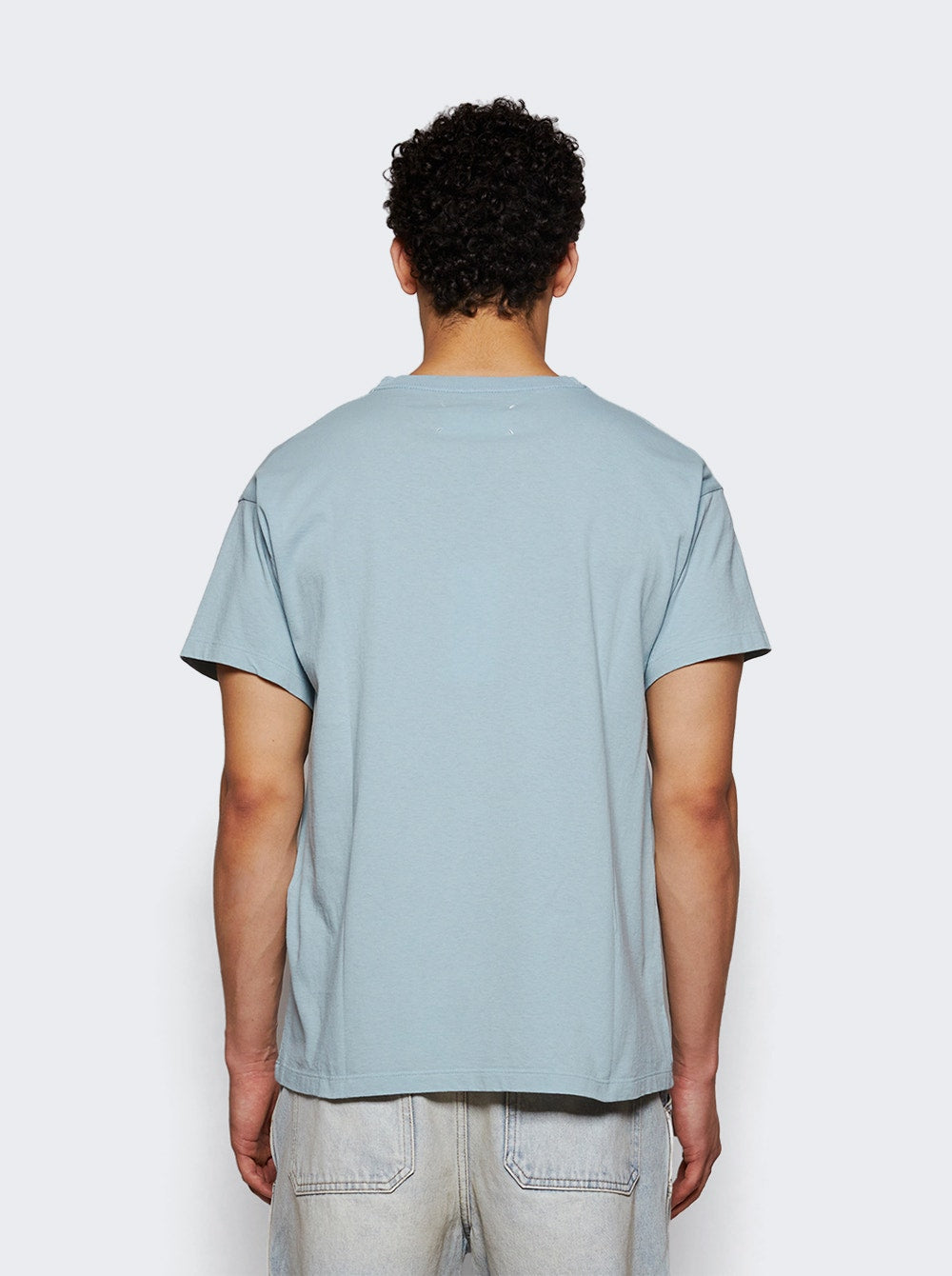 Men | Maison Margiela | Stamp Logo Tee | Baby Blue