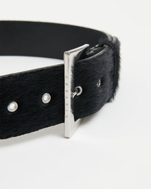 Women | Blaze Pony Belt | Noir