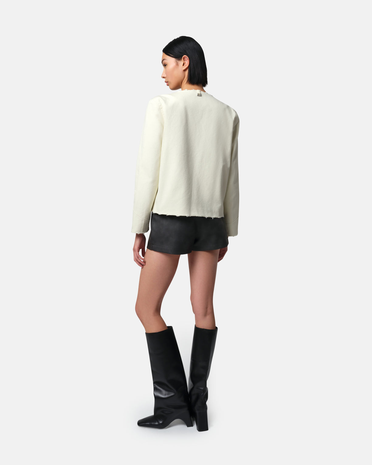 Women | Beau Cut Out Jacket | Antique White