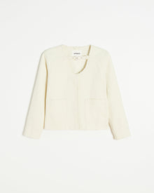 Women | Beau Cut Out Jacket | Antique White