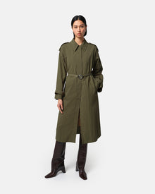 Women | Ozzy Trench Coat | Desert Green