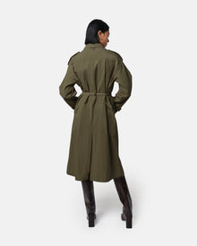 Women | Ozzy Trench Coat | Desert Green
