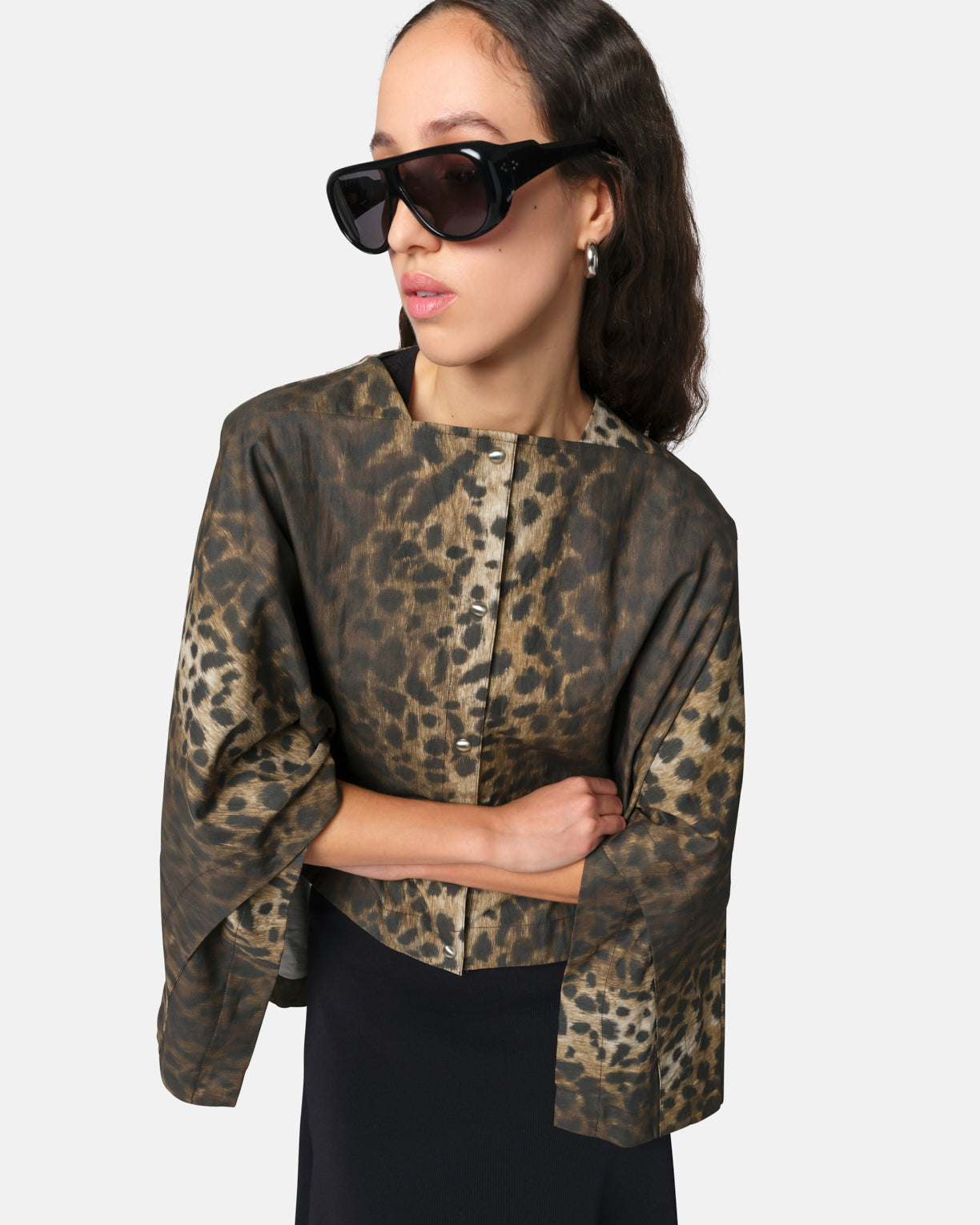 Women | Quinn Cape | Leopard