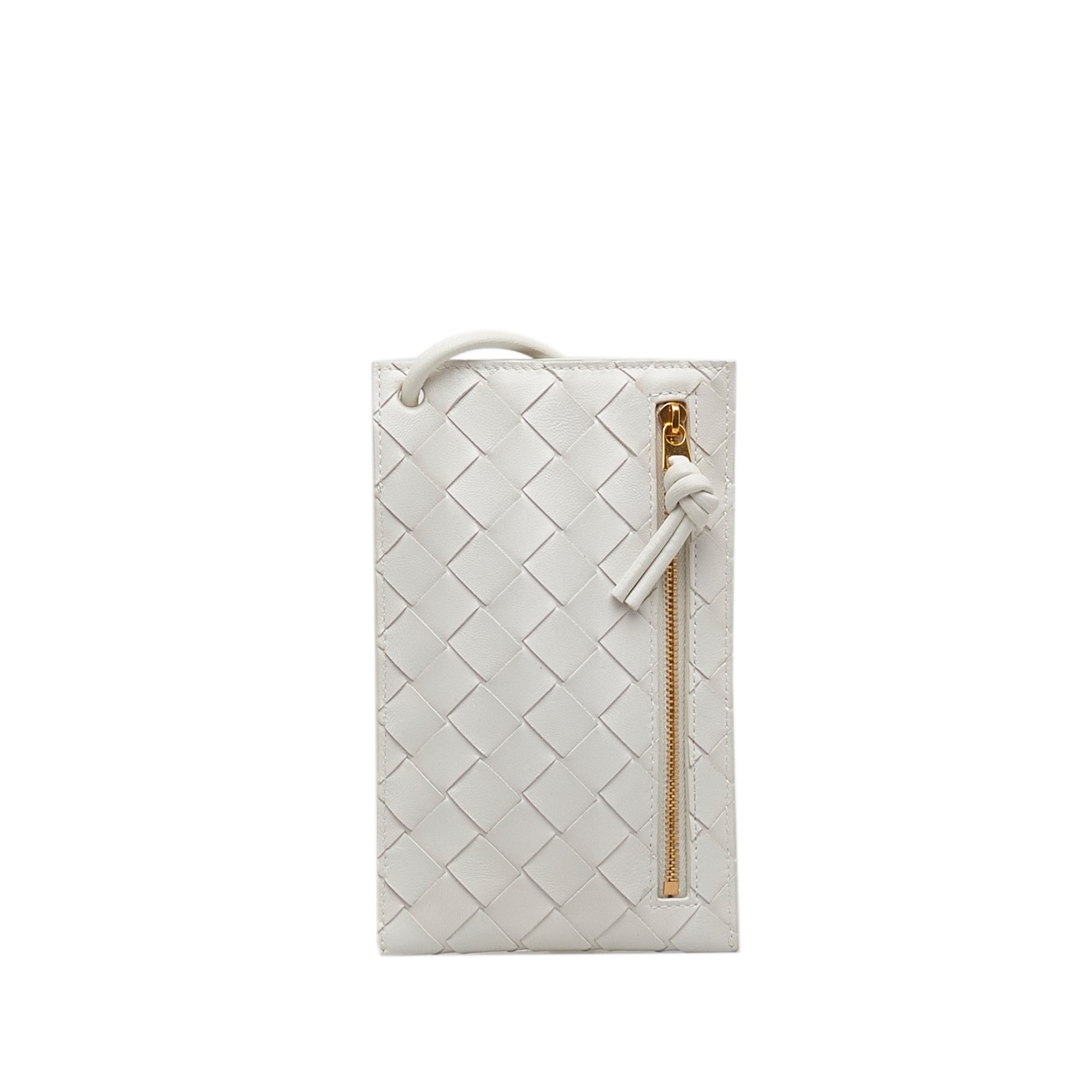 Bottega Veneta Pre-Owned Intrecciato Phone Case | Women | White