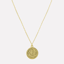 The Zodiac Medal Necklace Sagittarius | Gold Vermeil