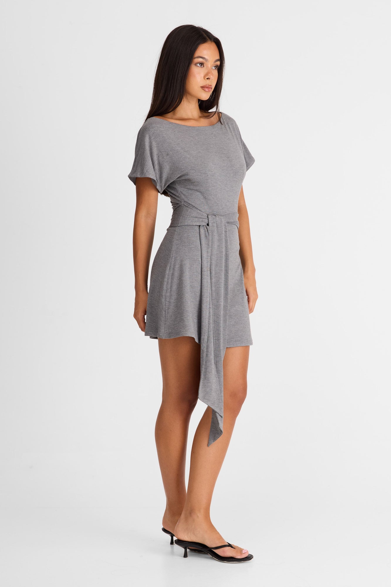 Lorelei Mini Dress | Grey Marle