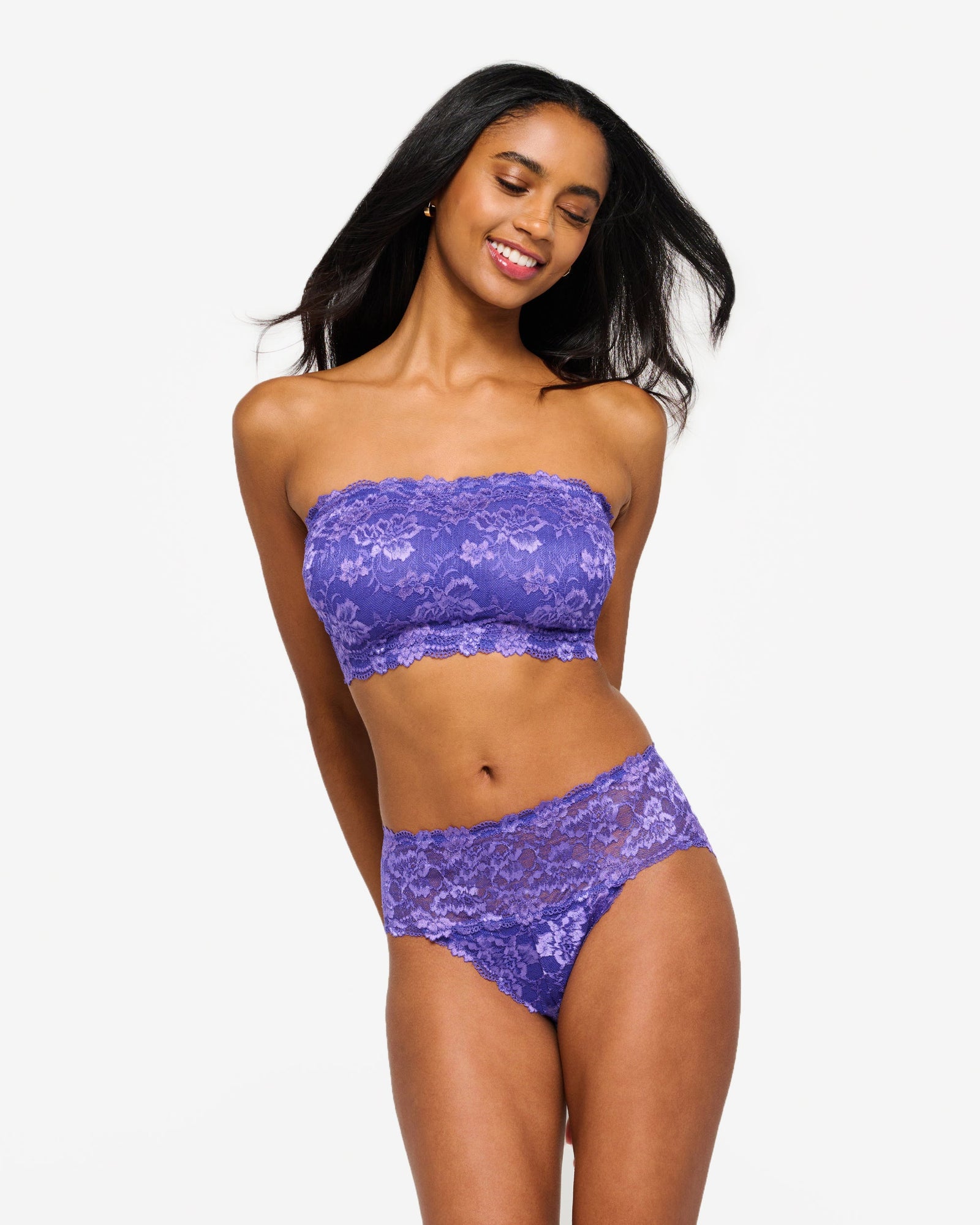Purple Bralette - Savona Curvy Bandeau