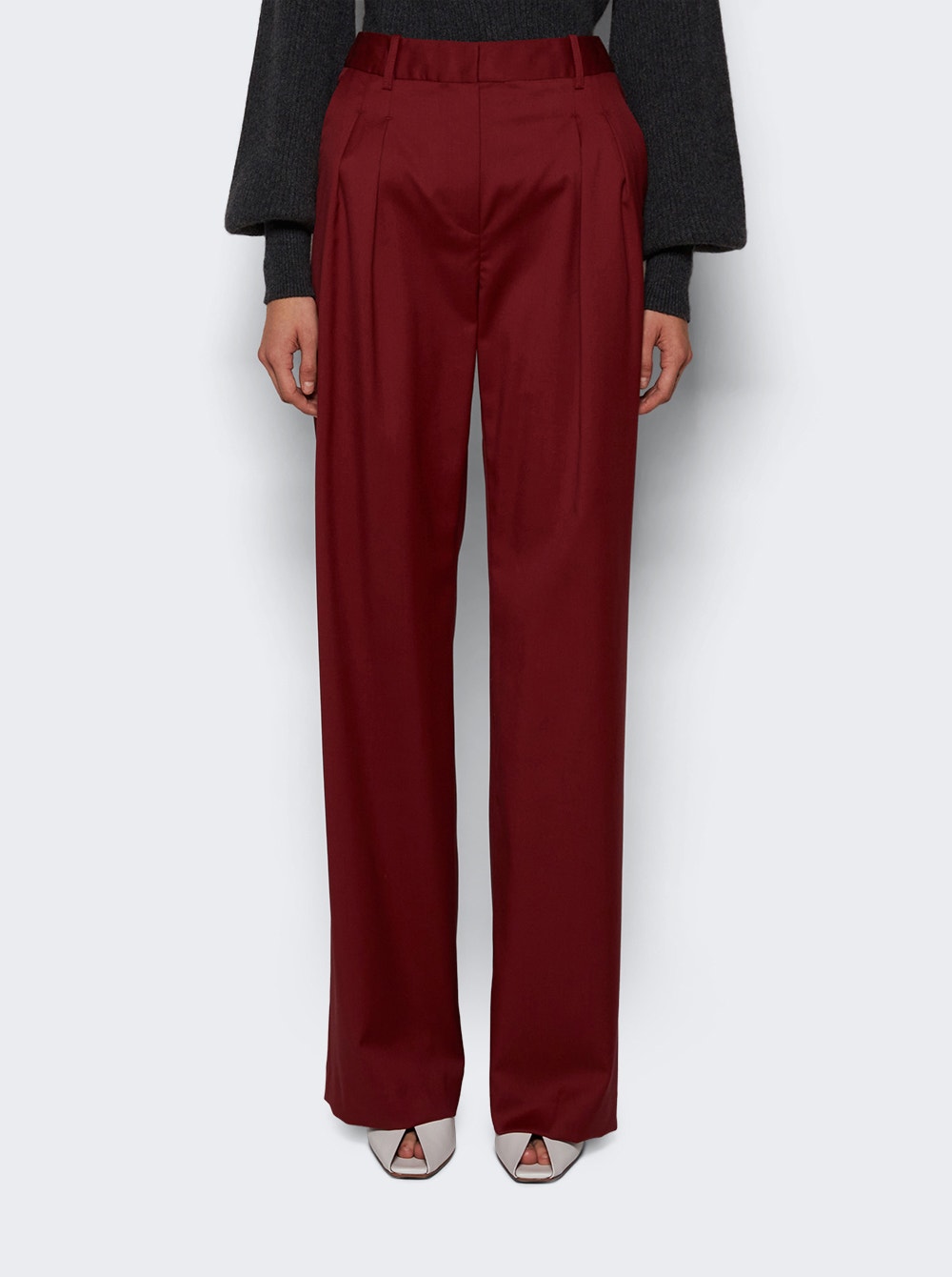 Women | LouLou de Saison | Trousers | Burgundy