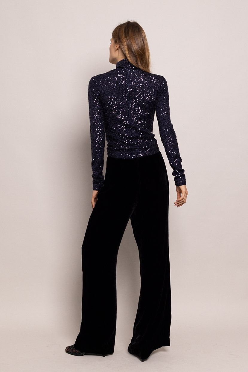 Firenze Pant | Black Velvet