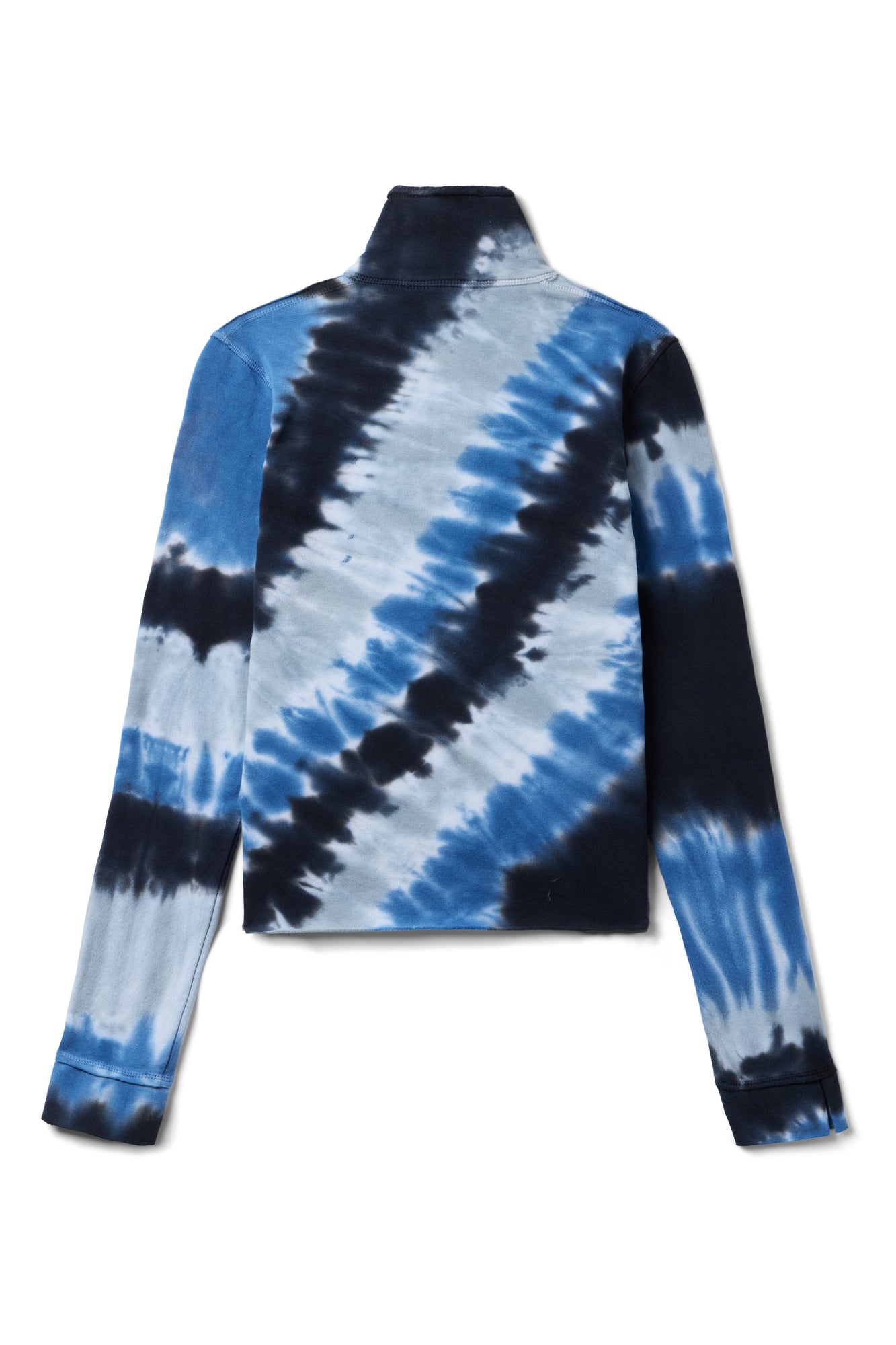 Women | Stretch Fleece Zip-Up Jacket | Multi Diagonal Wash 1