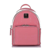MCM | Pre-Owned Patent Leather Backpack | Pink