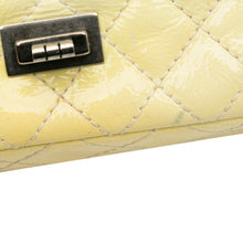 Chanel | Pre-Owned Mini Reissue 2.55 Patent Double Flap | Yellow/Light Yellow