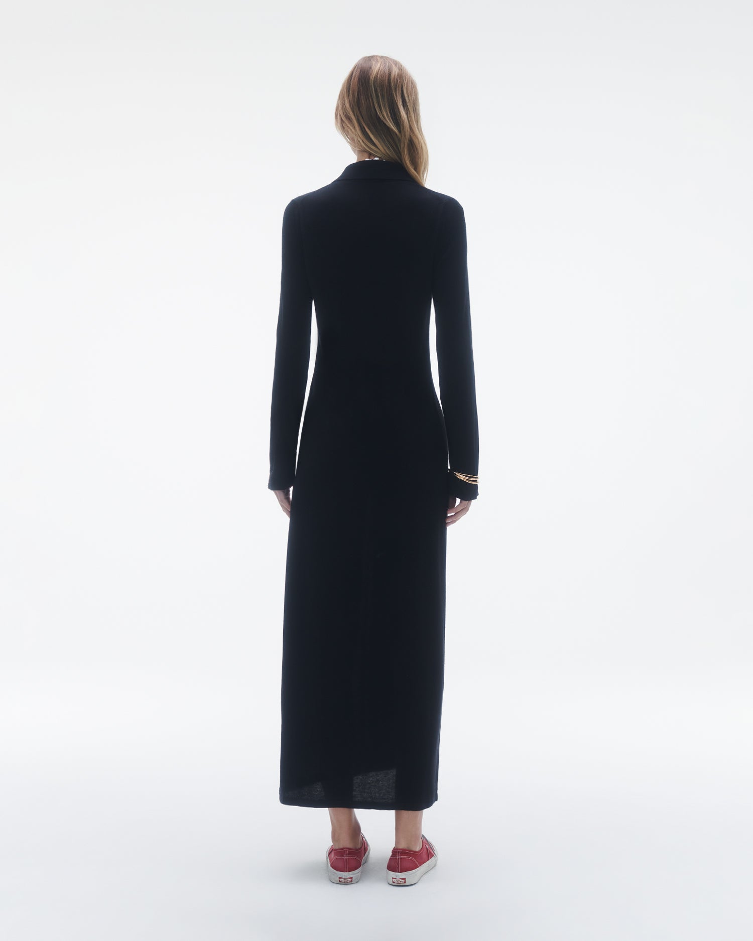 Womens | Showtime Shirt Dress In Silk/Linen | Black