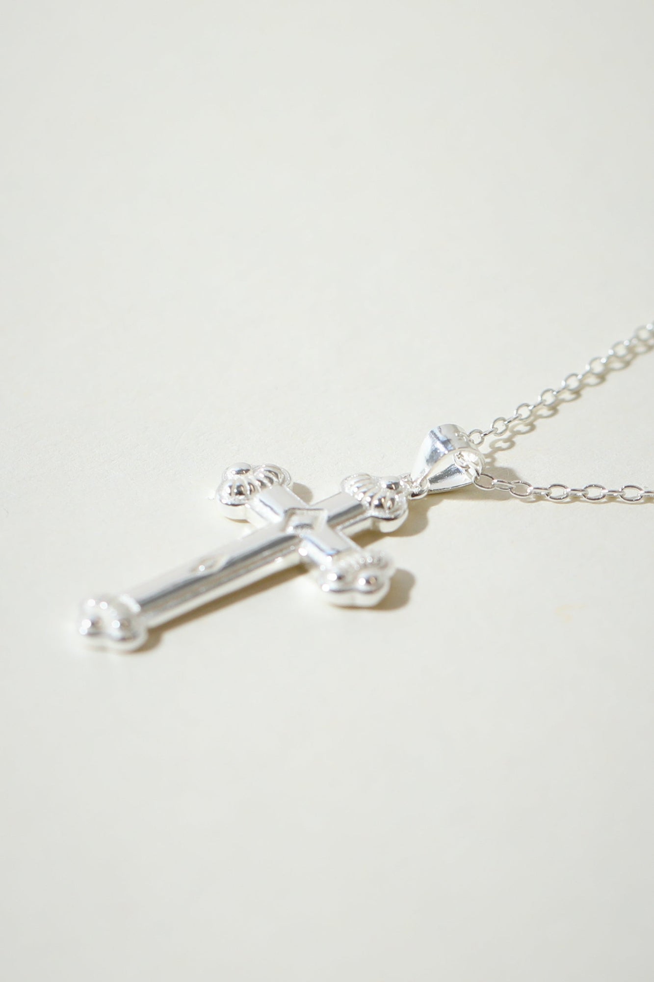 The Siena Cross Necklace | Sterling Silver