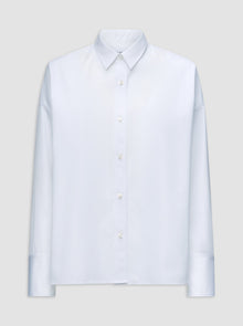 Sirene Scarf Back Shirt | White