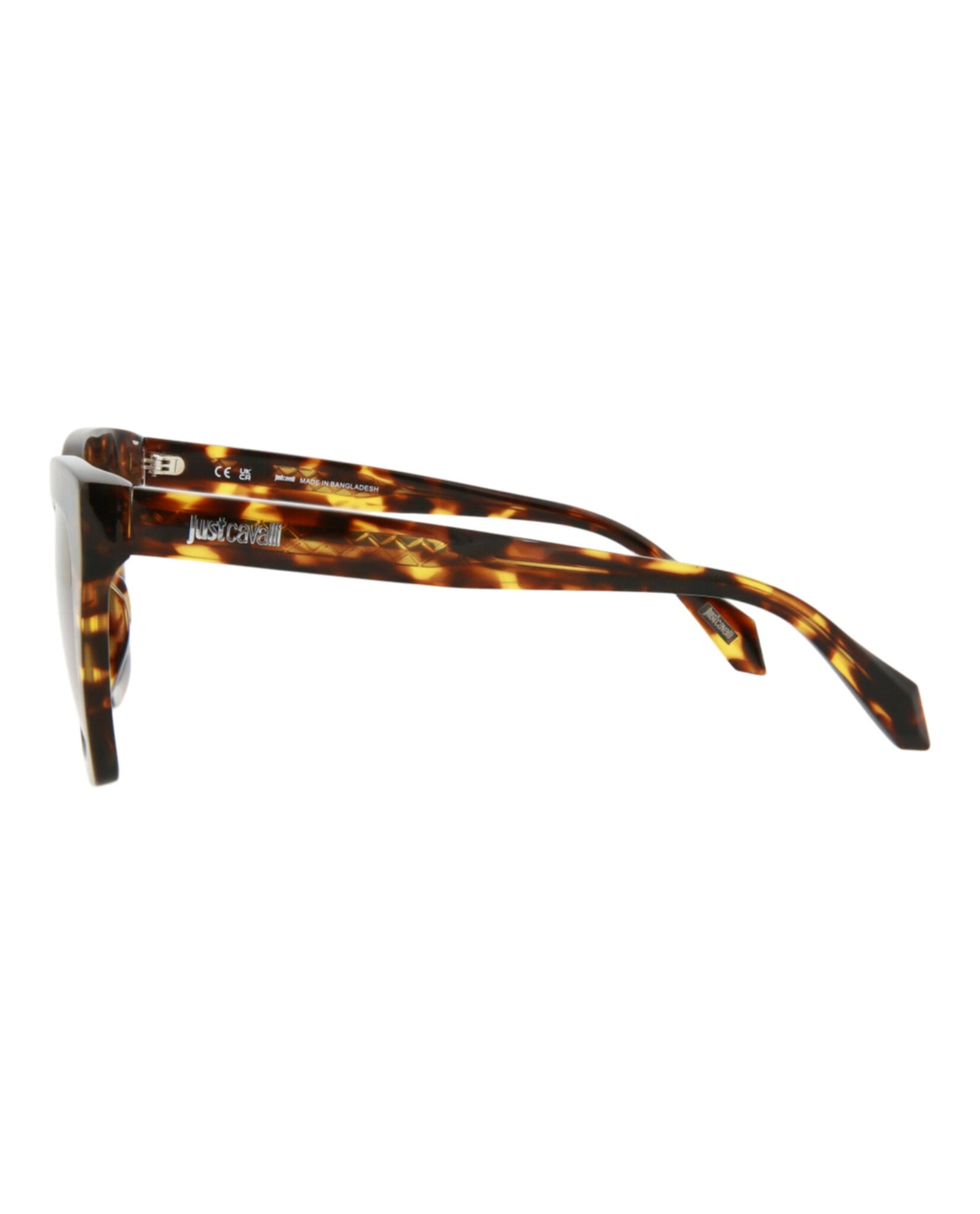 Just Cavalli Cat Eye Acetate Sunglasses | Havana