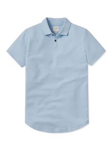 Mens | Prestige Signature-Fit Pima Cotton Polo | Sky