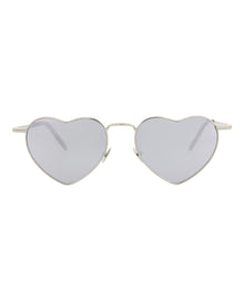 Saint Laurent SL 301 LouLou Metal Sunglasses | Silver