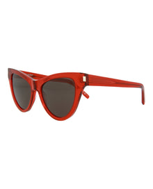 Saint Laurent Cat Eye Acetate Sunglasses | Red