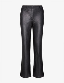 Faux Leather Trouser::Black::Main
