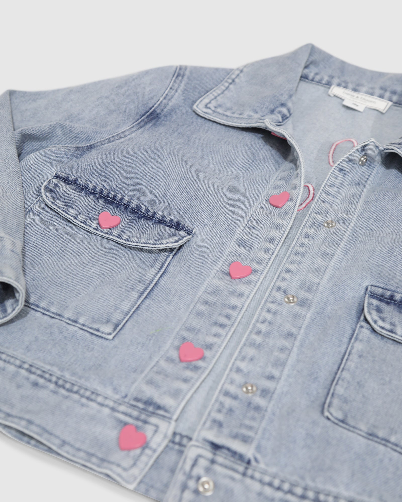 Kids | Sweet Like Me Denim Jacket | Stonewash