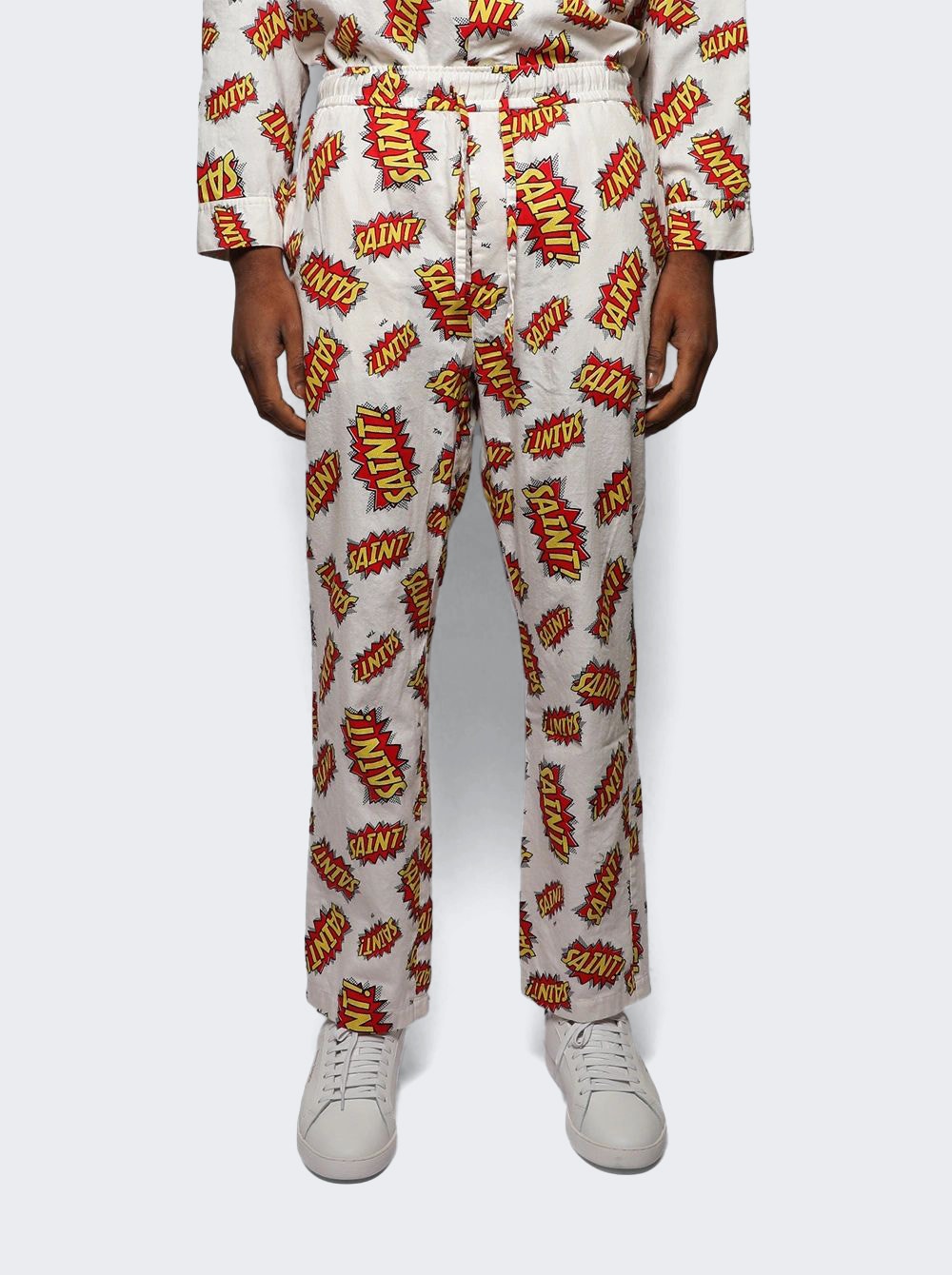 Men | Saint Mxxxxxx | Pow White Pant