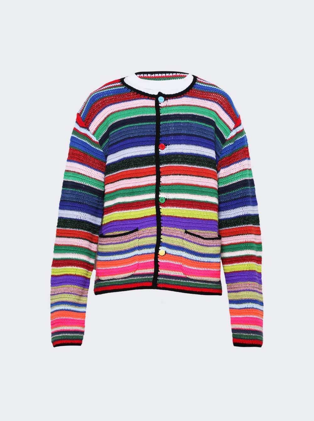 Men | Saint Mxxxxxx X Lastman | Knit Cardigan Multicolor | Multi