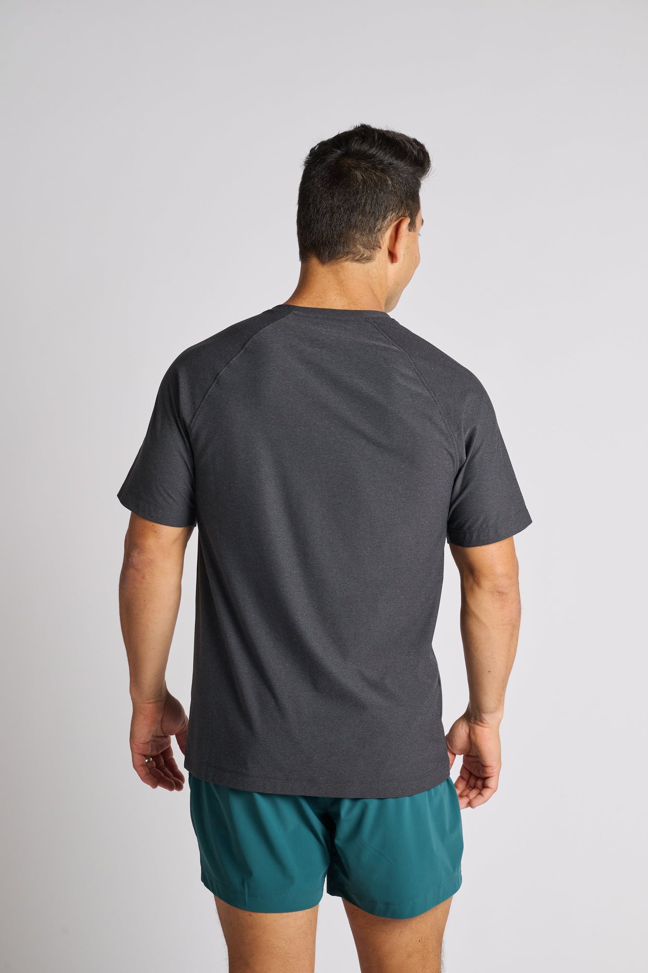Rhone | Reign Short Sleeve | Black Heather