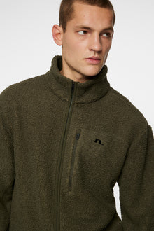 Men | Peter Pile Jacket | Forest Green