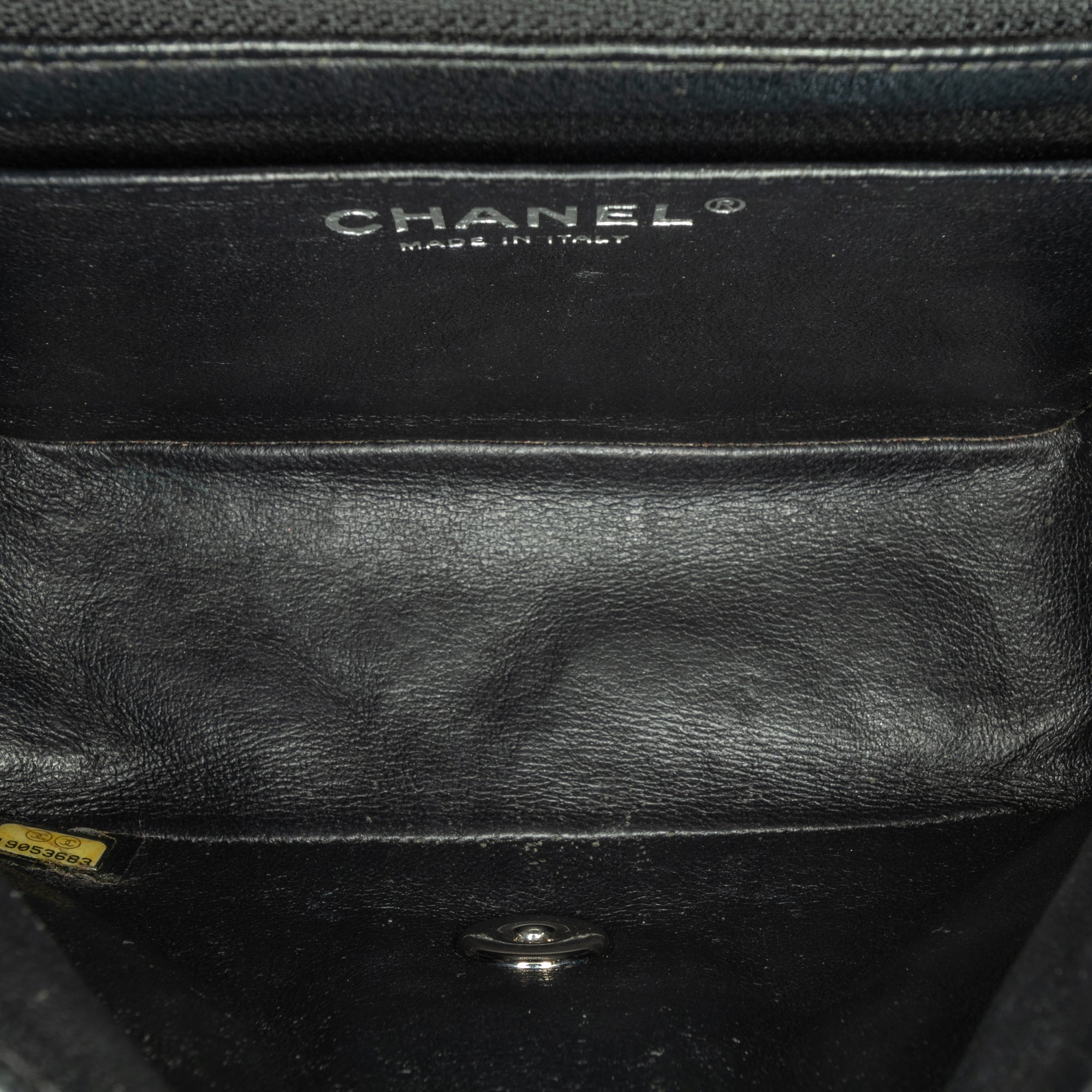 Chanel | Pre-Owned Mini Square Classic Patent Single Flap - II | Black