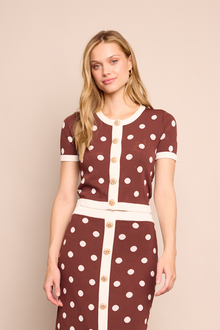 Sona Top | Cocoa Dot