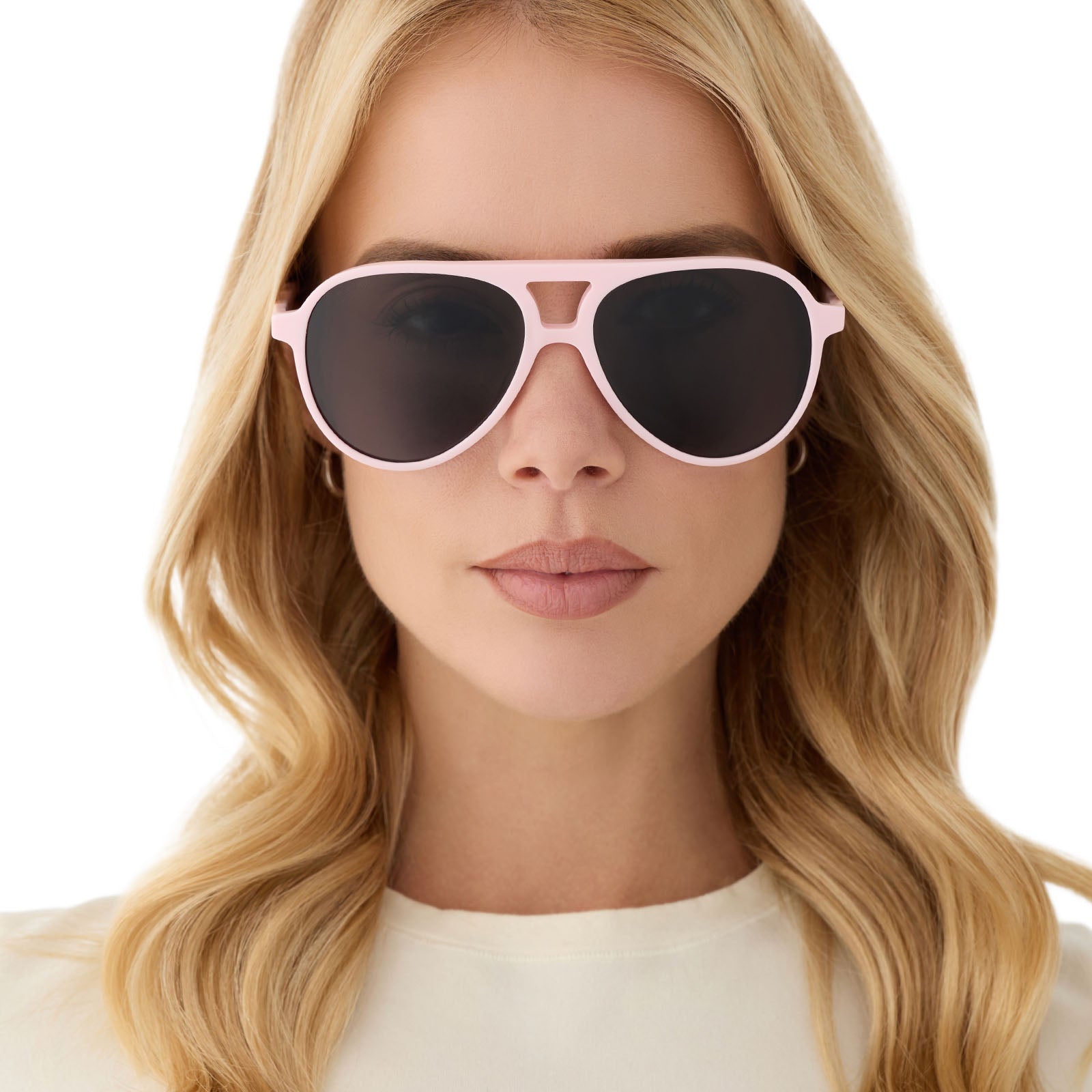 Womens | Tosca II Sunglasses | Powder Pink | Grey Lenses