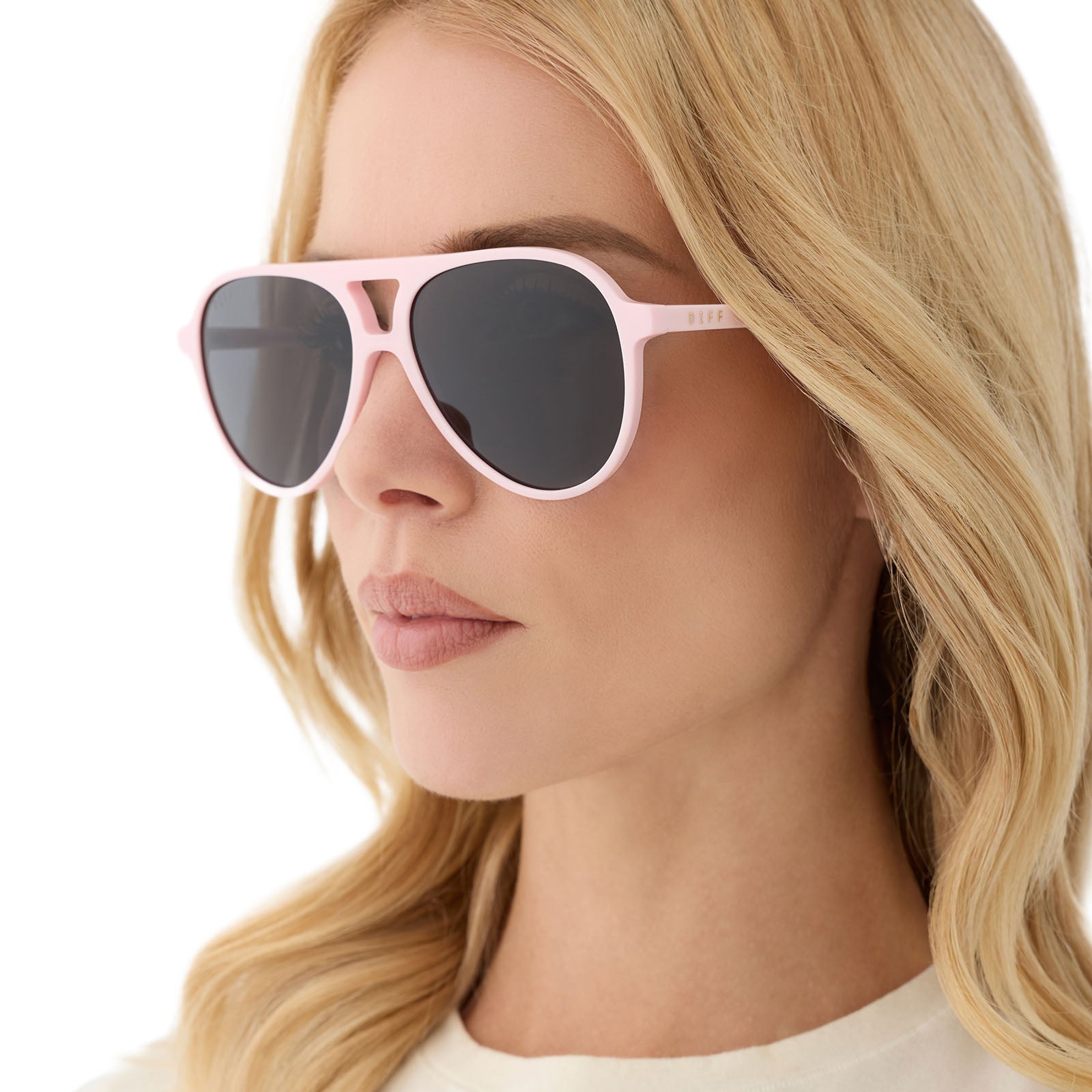 Womens | Tosca II Sunglasses | Powder Pink | Grey Lenses
