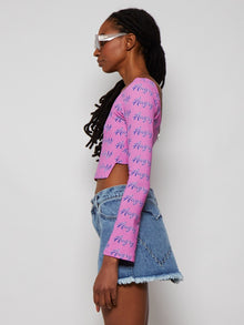 Women | Natasha Zinko | Too Sexy Corset Top | Pink & Purple