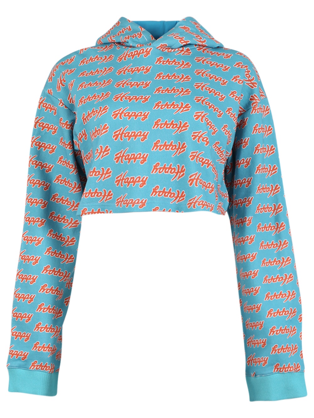 Women | Natasha Zinko | Happy Print Hoodie | Blue