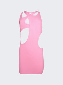 Women | Natasha Zinko | Stretch Cut Out Mini Dress | Pink