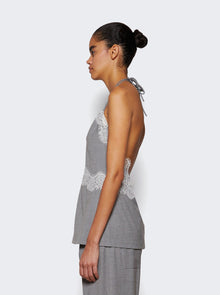 Women | Zeynep Arcay | Lace Blouse Light Grey